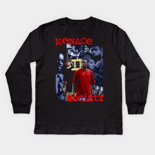 Menace 2 Society Kids Long Sleeve T-Shirt